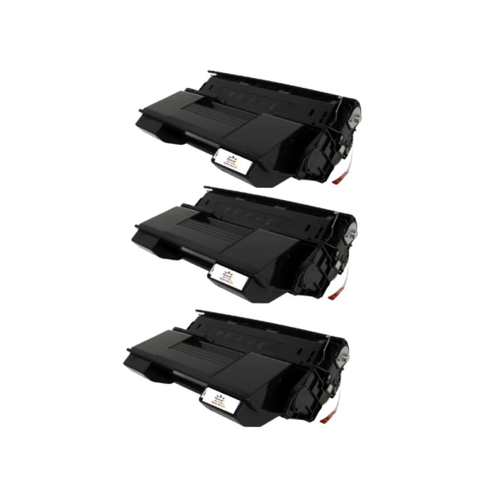Compatible Toner Cartridge Replacement For OKIDATA 52114502 (High Yield Black) 17K YLD (3-Pack)
