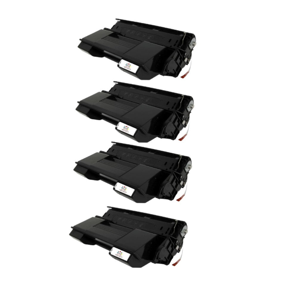 Compatible Toner Cartridge Replacement For OKIDATA 52114502 (High Yield Black) 17K YLD (4-Pack)