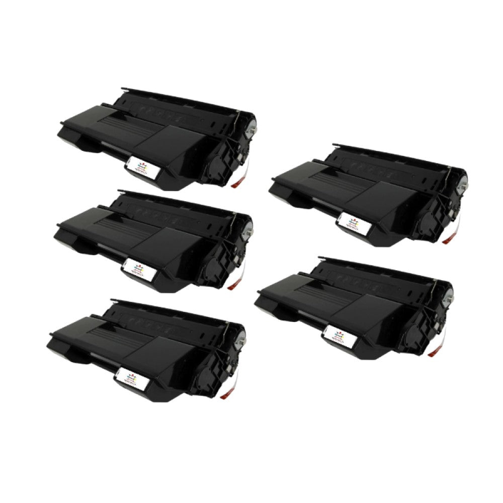 Compatible Toner Cartridge Replacement For OKIDATA 52114502 (High Yield Black) 17K YLD (5-Pack)