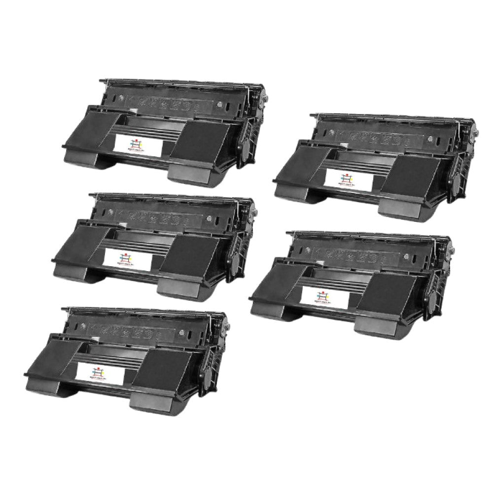 Compatible Toner Cartridge Replacement For OKIDATA 52116002 (High Yield Black) 18K YLD (5-Pack)