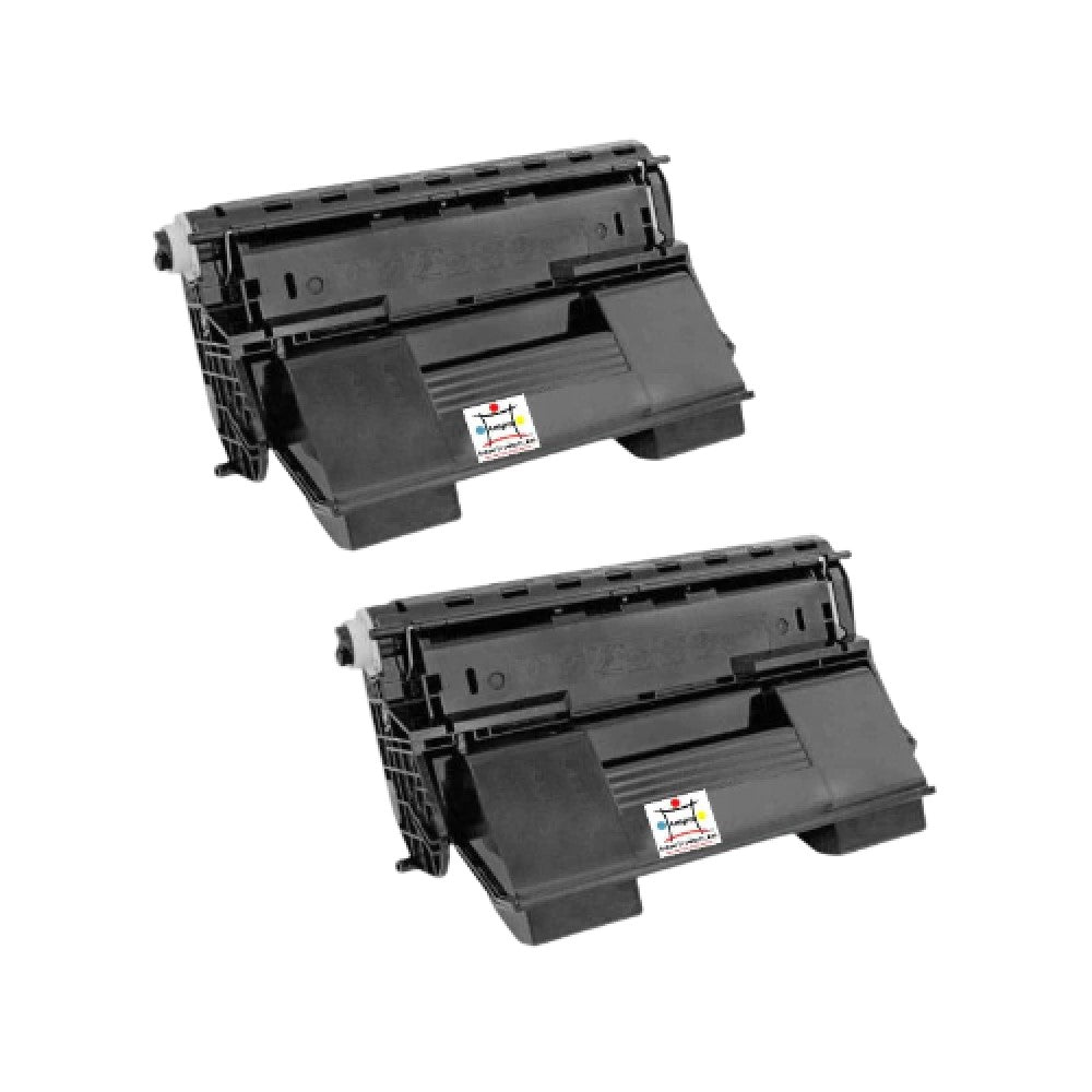 Compatible Toner Cartridge Replacement For OKIDATA 52123601 (Black) 15K YLD (2-Pack)