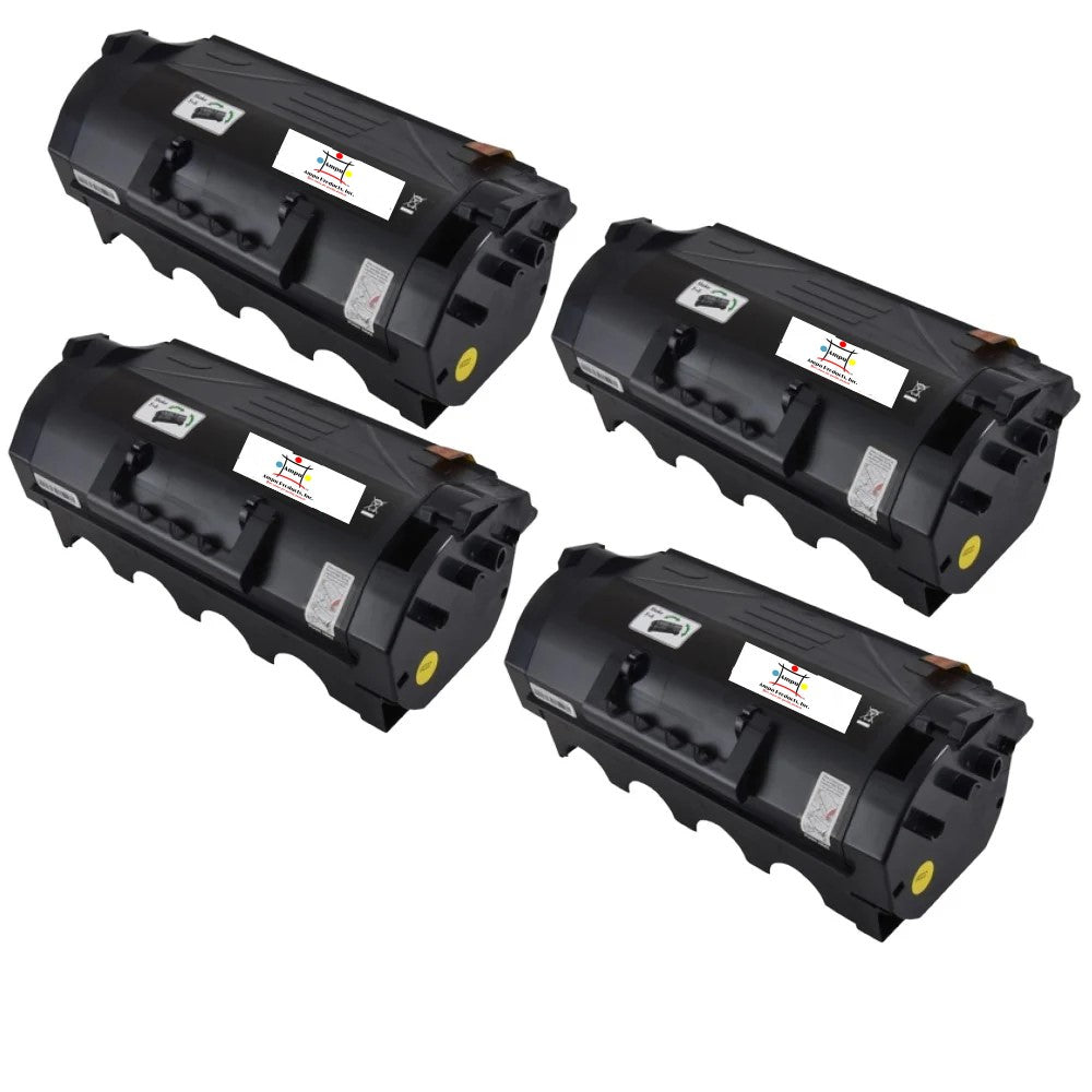 Compatible Toner Cartridge Replacement For Lexmark 53B1H00 (Black) 25K YLD (4-Pack)