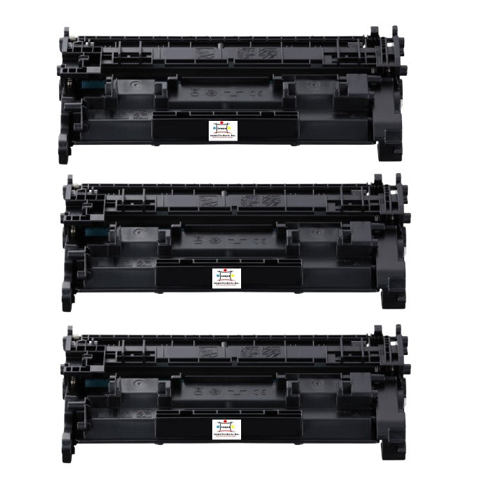 Compatible Toner Cartridge Replacement For CANON 5639C001 (070) Black (3K YLD) 3-Pack