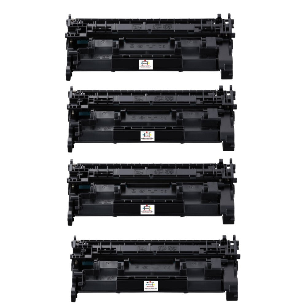 Compatible Toner Cartridge Replacement For CANON 5639C001 (070) Black (3K YLD) 4-Pack