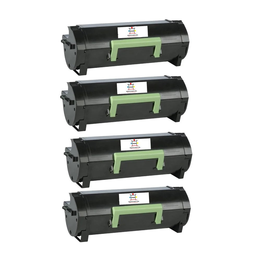 Compatible Toner Cartridge Replacement For Lexmark 56F1000 (Black) 6K YLD (4-Pack)