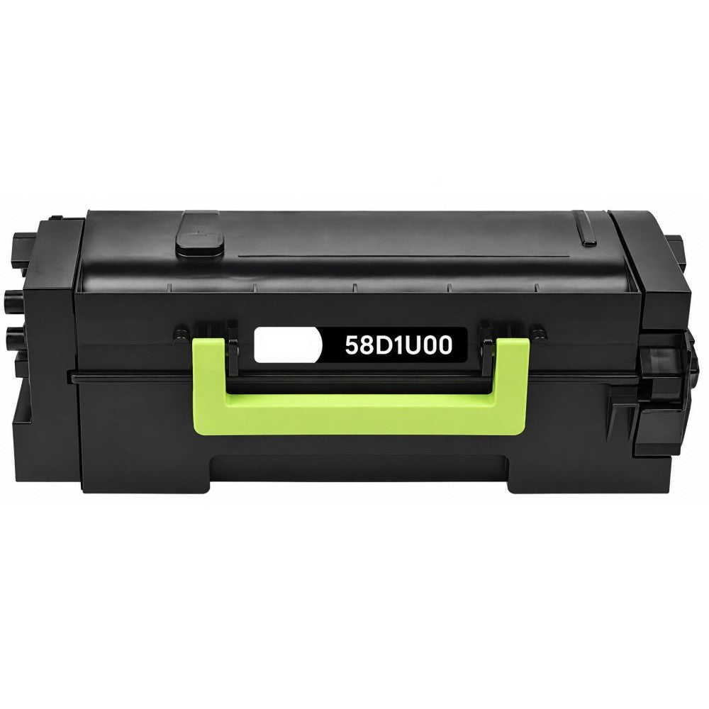 Compatible Toner Cartridge Replacement for Lexmark 58D1U00 Ultra High Yield Black (55K YLD)