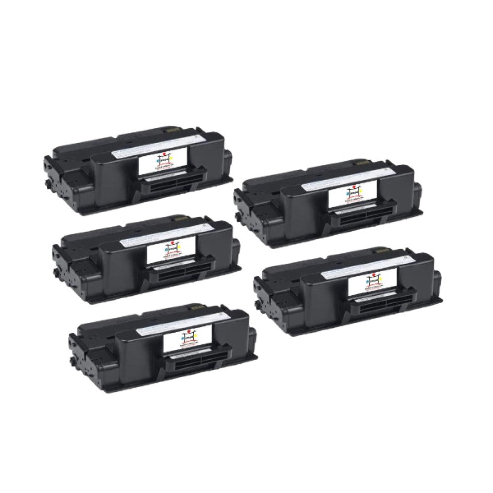 Compatible Toner Cartridge Replacement For DELL 593-BBBJ (Black) 10K YLD (5-Pack)