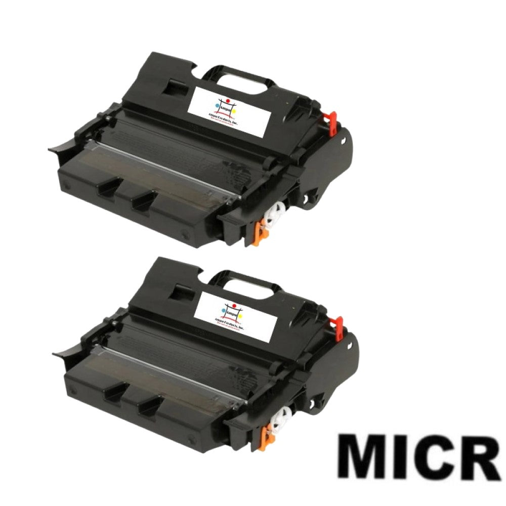 Compatible Toner Cartridge Replacement For LEXMARK 64035HA (High Yield) Black (21K YLD) W/Micr (2 Pack)