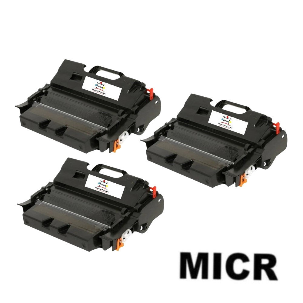 Compatible Toner Cartridge Replacement For LEXMARK 64035HA (High Yield) Black (21K YLD) W/Micr (3 Pack)