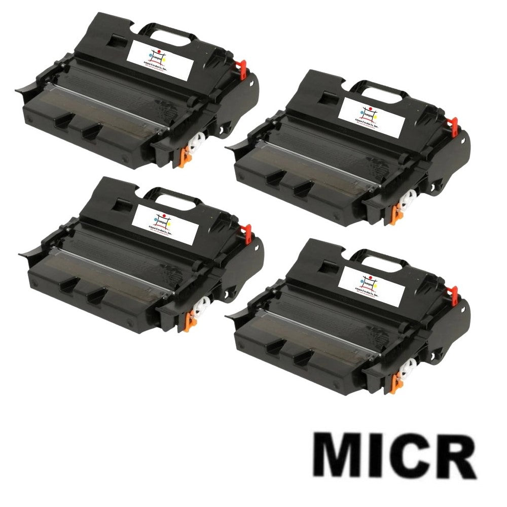 Compatible Toner Cartridge Replacement For LEXMARK 64035HA (High Yield) Black (21K YLD) W/Micr (4 Pack)