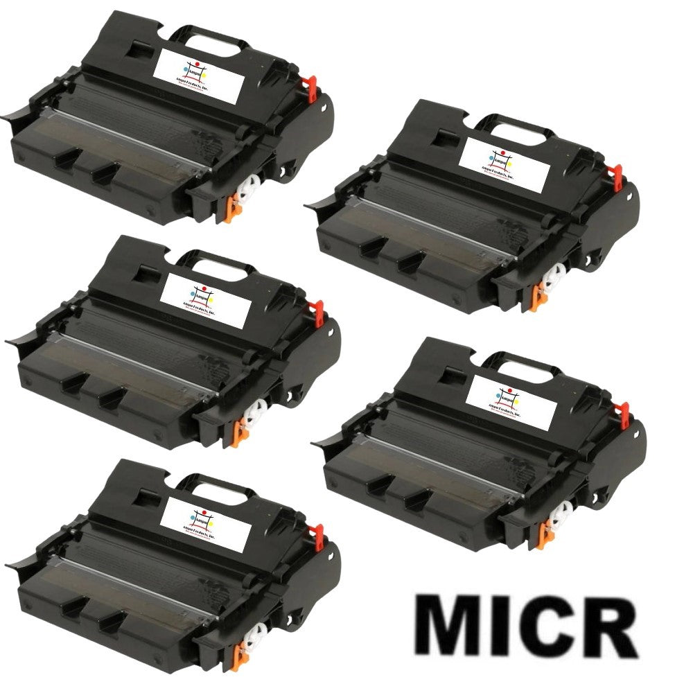 Compatible Toner Cartridge Replacement For LEXMARK 64035HA (High Yield) Black (21K YLD) W/Micr (5 Pack)