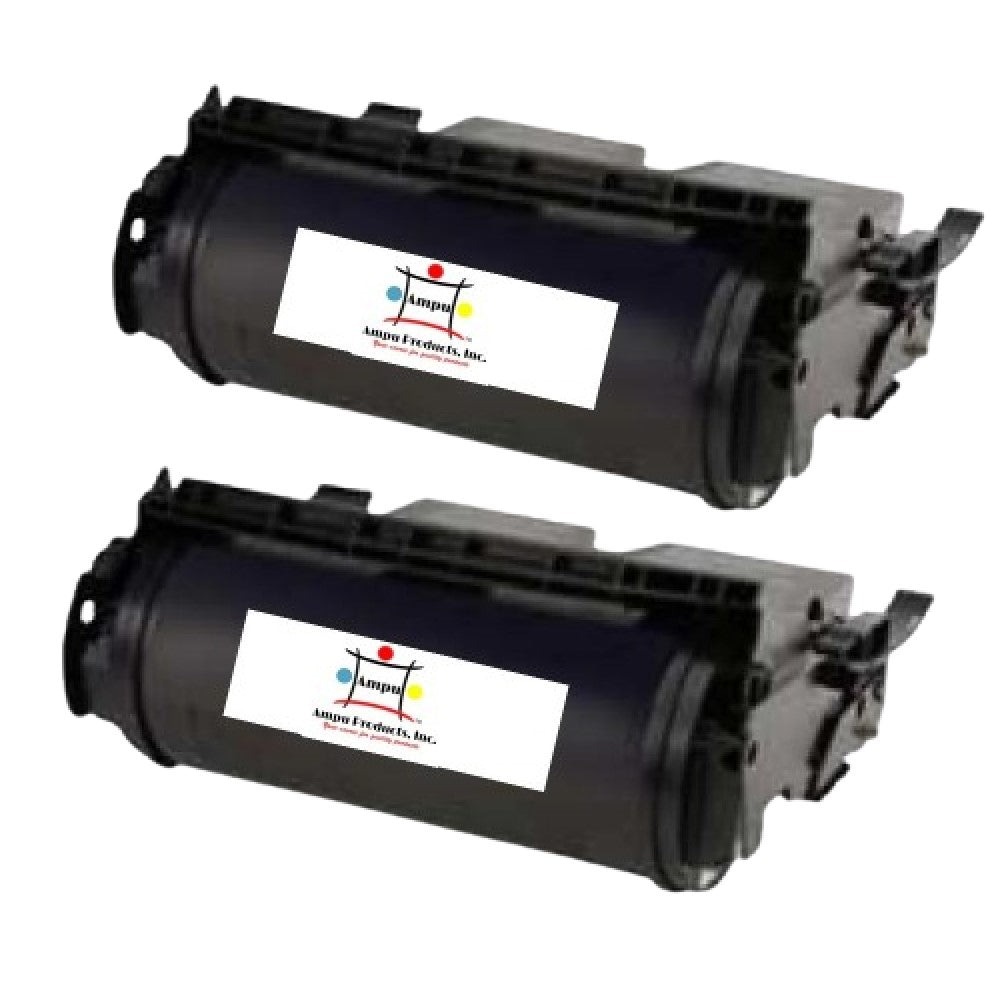 Compatible Toner Cartridge Replacement For LEXMARK 64435XA (High Yield) Black (32K YLD) 2 Pack