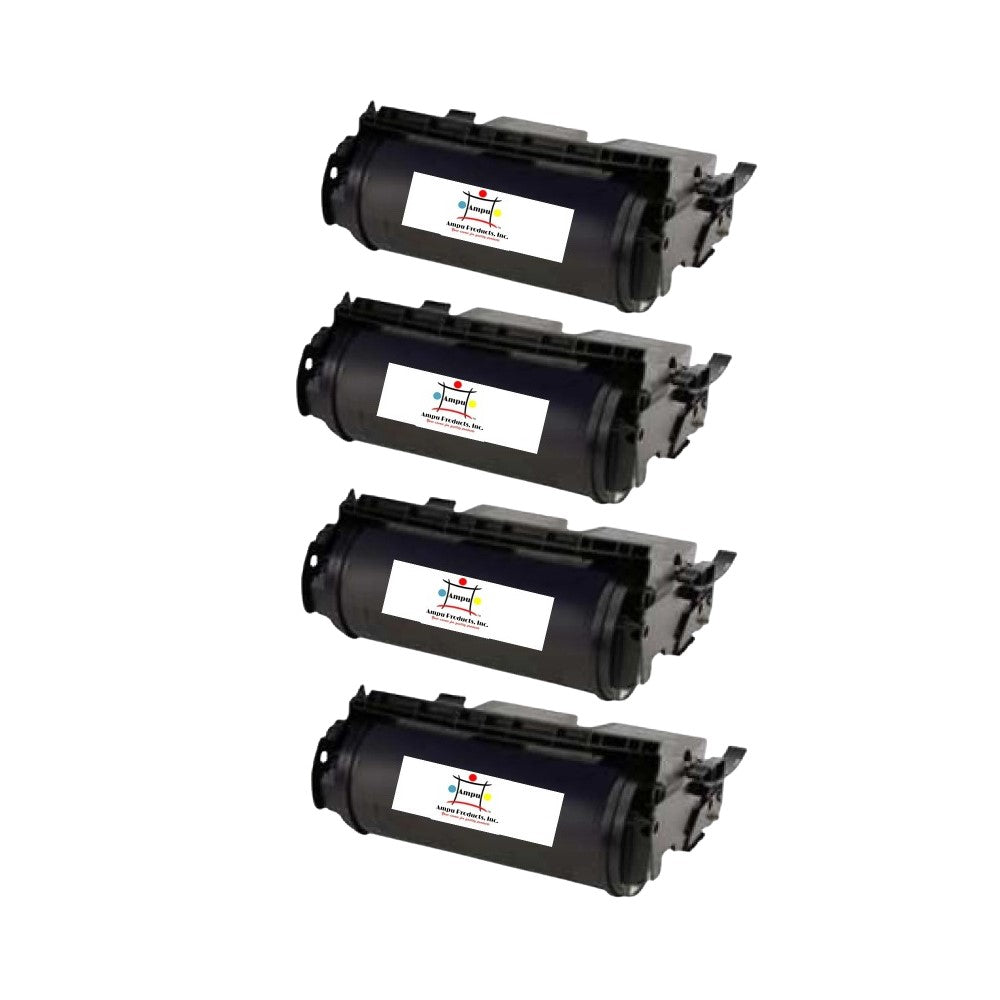 Compatible Toner Cartridge Replacement For LEXMARK 64435XA (High Yield) Black (32K YLD) 4 Pack