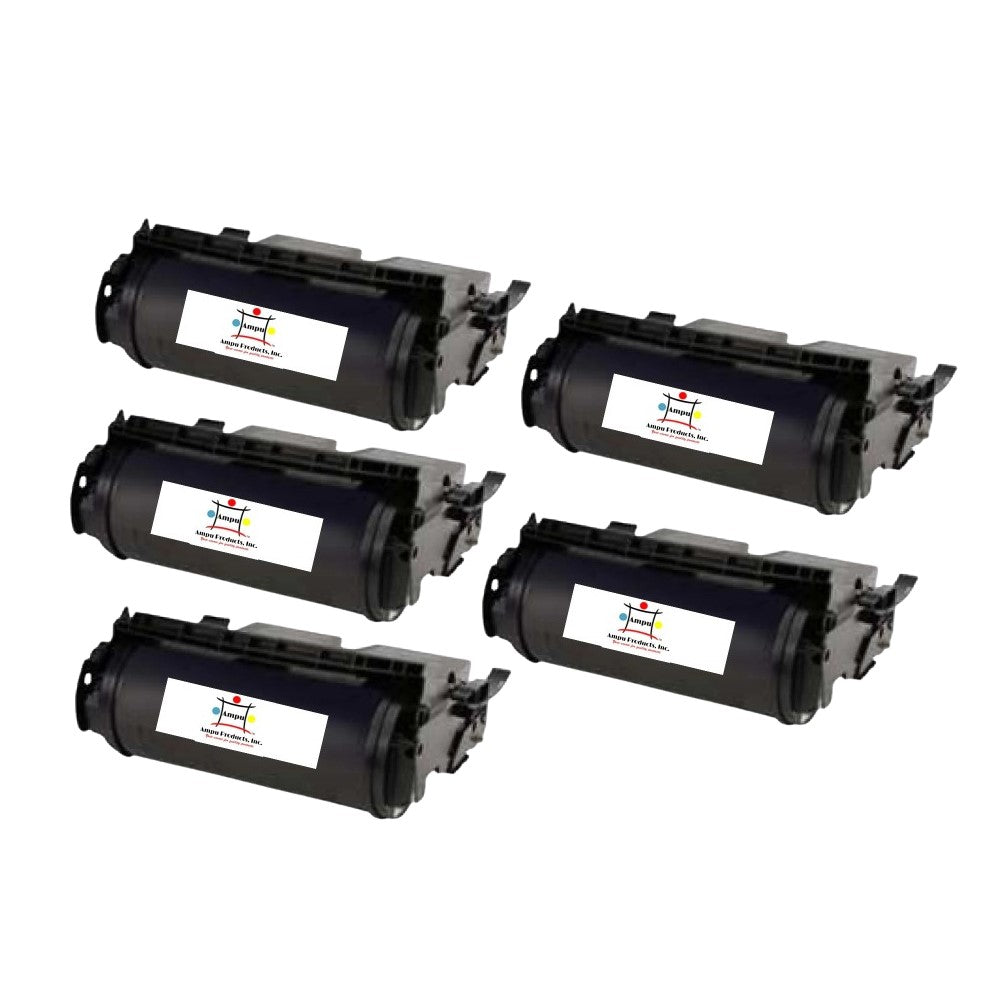 Compatible Toner Cartridge Replacement For LEXMARK 64435XA (High Yield) Black (32K YLD) 5 Pack