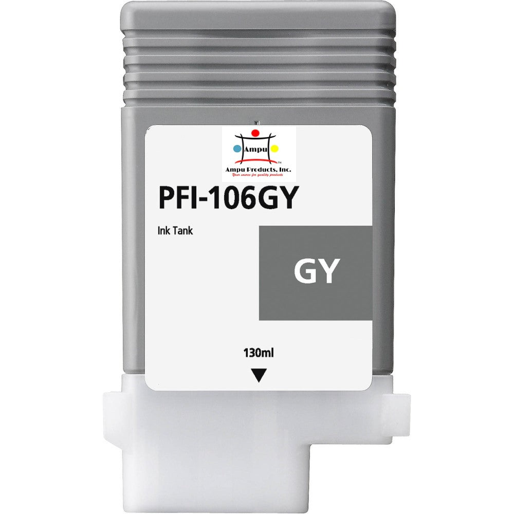 Compatible Ink Cartridge Replacement For CANON 6630B001 (PFI-106GY) Grey (130 ML)