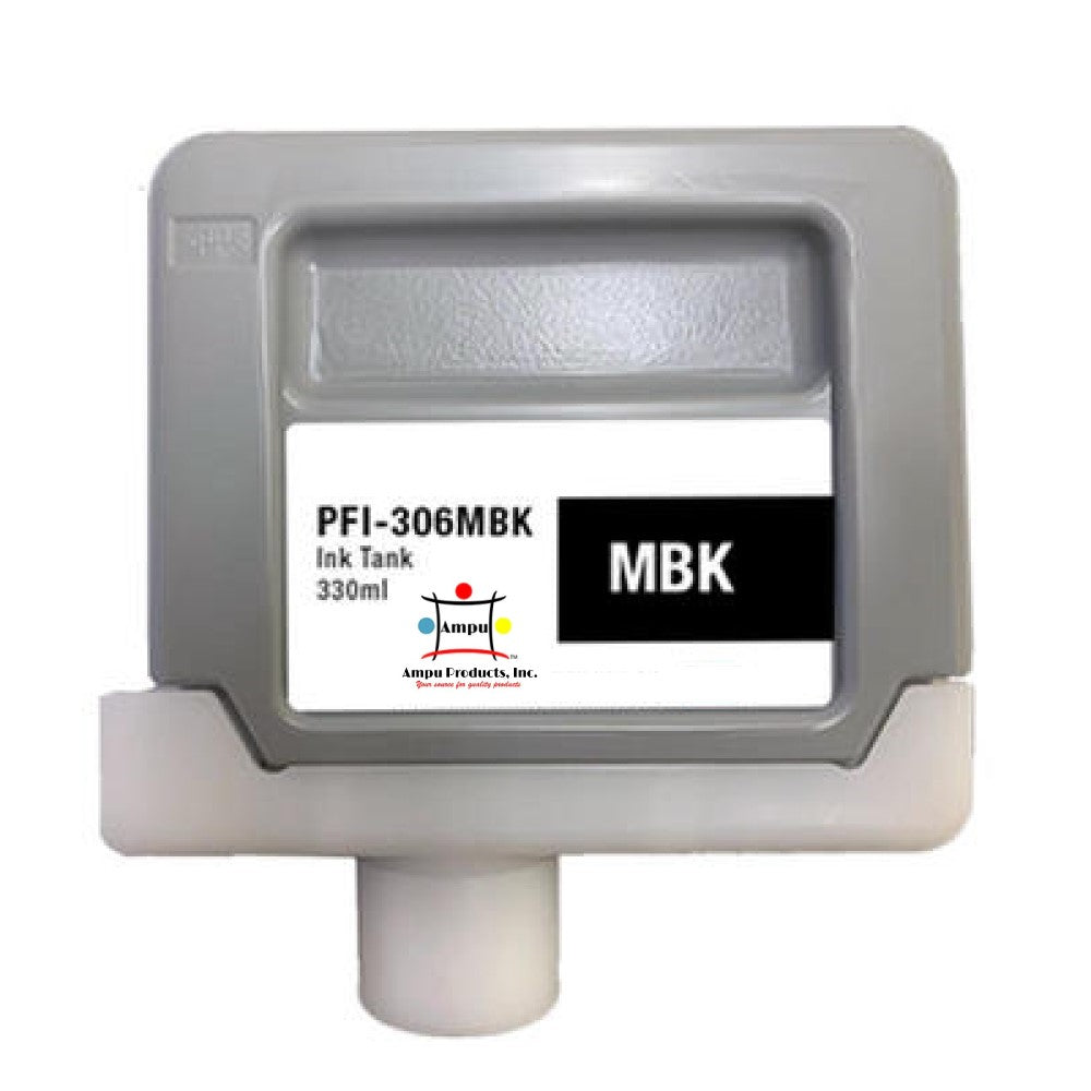 Compatible Ink Cartridge Replacement For CANON 6656B001 (PFI-306MBK) Matte Black (330ML)