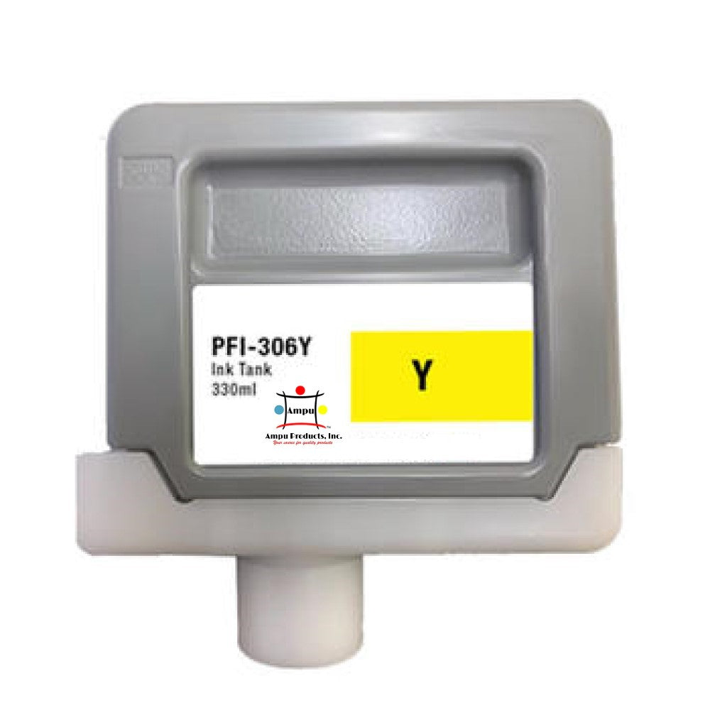 Compatible Ink Cartridge Replacement For CANON 6660B001 (PFI-306Y) Yellow (330ML)