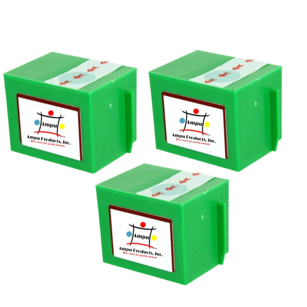 Compatible Postage Ink Cartridge Replacement For PITNEY BOWES 765-9 (Flourescent Red) 45ML (800 Impressions) 3-Pack
