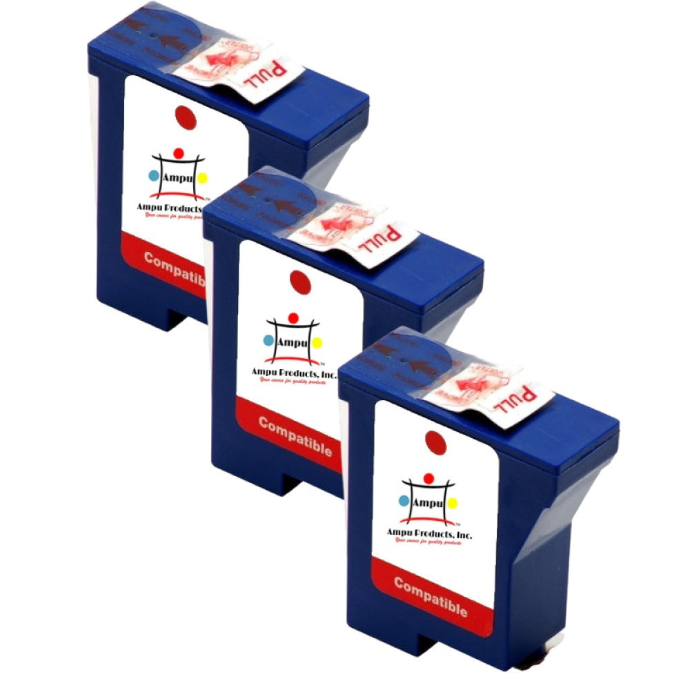 Compatible Ink Cartridge Replacement For PITNEY BOWES 797-0 (Flourescent Red) 600 YLD (800 Impressions) 3-Pack