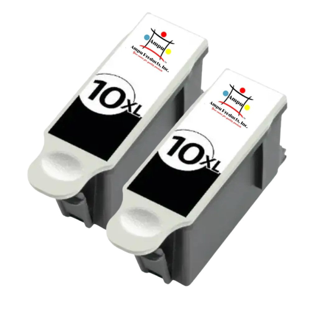 Compatible Ink Cartridge Replacement For Lexmark 8237216 (10XL) Black (770 YLD) 2-Pack