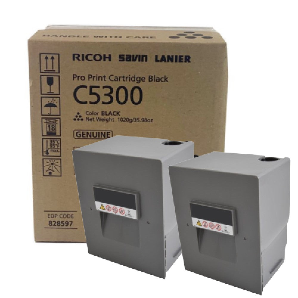 Ricoh 828597 (Black) 31K YLD Genuine (2-Pack)