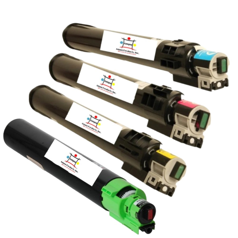 Compatible Toner Cartridge Replacement For Lanier 841420, 841421, 841422, 841423 (Black, Magenta, Cyan, Yellow) 22.5K YLD- Black, 15K YLD-Color (4-Pack)
