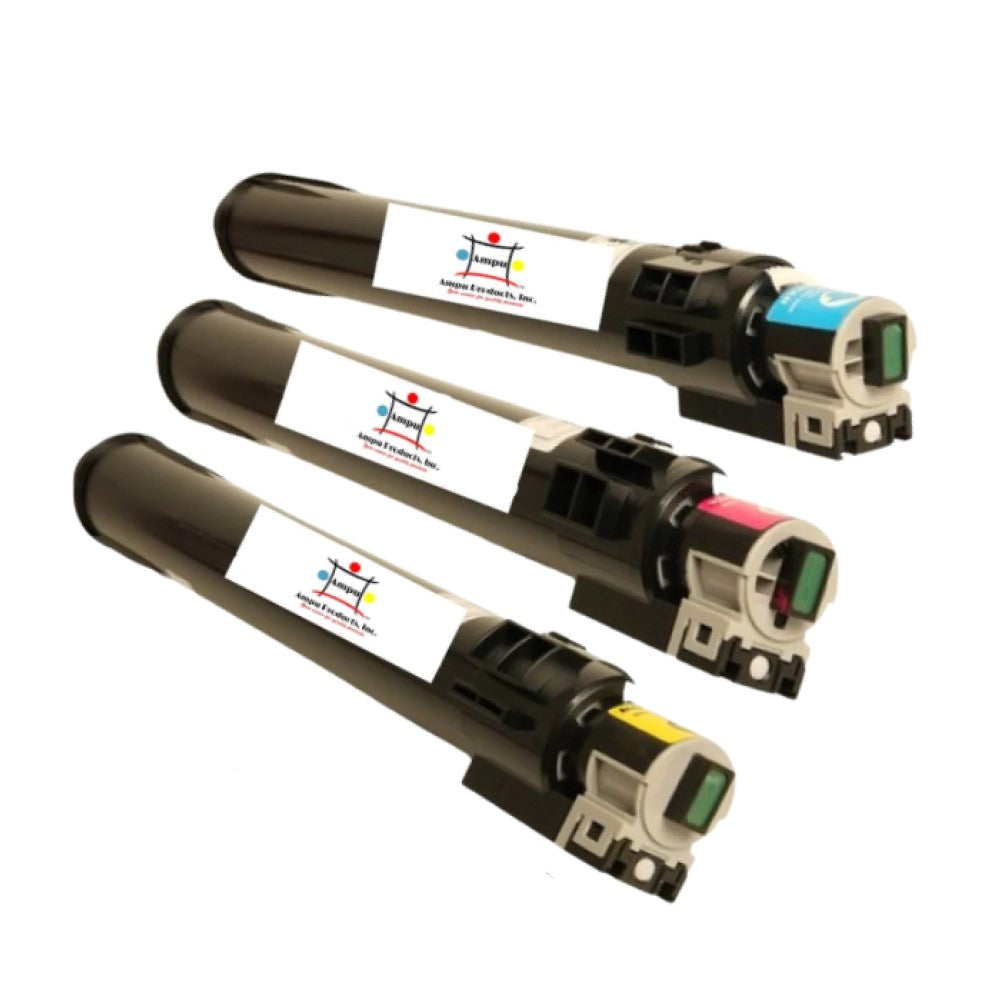 Compatible Toner Cartridge Replacement For Lanier 841421, 841422, 841423 (Magenta, Cyan, Yellow) 15K YLD (3-Pack)