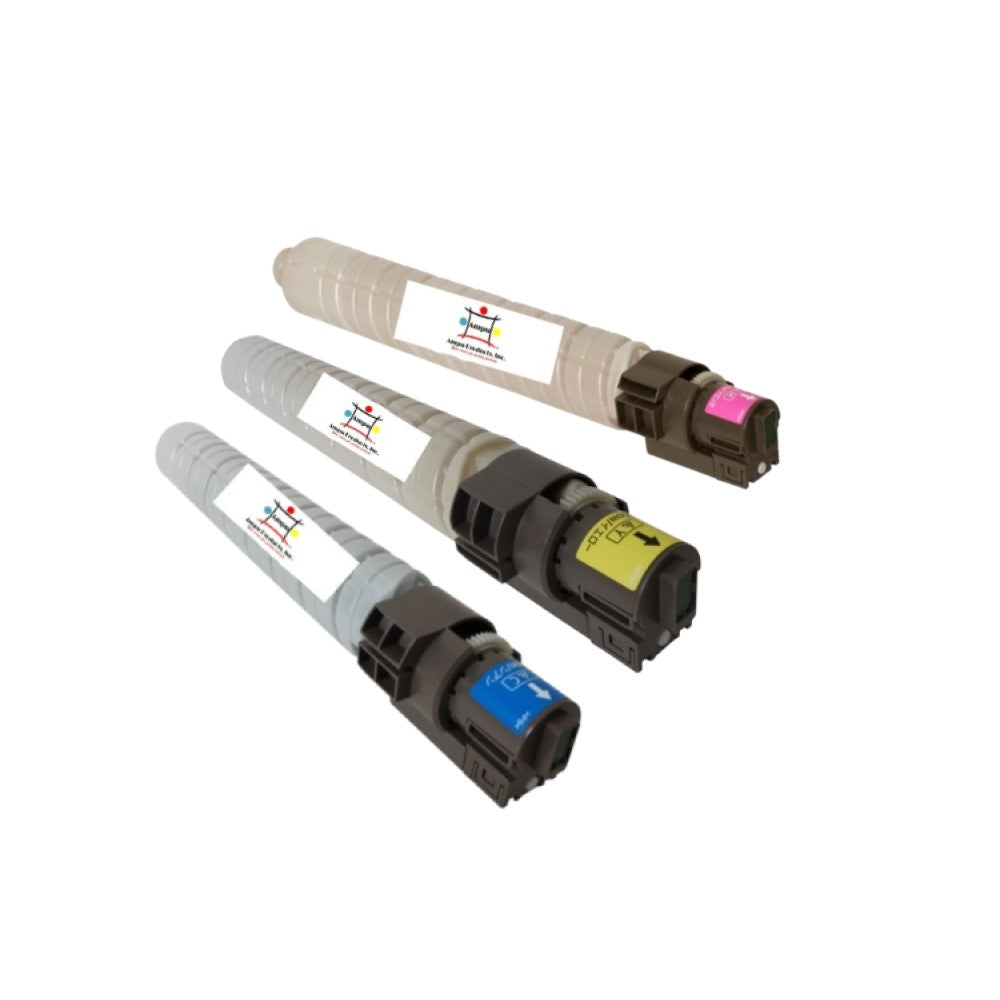 Compatible Toner Cartridge Replacement For Lanier 841453, 841454, 841455 (Yellow, Cyan, Magenta) 17K YLD (3-Pack)