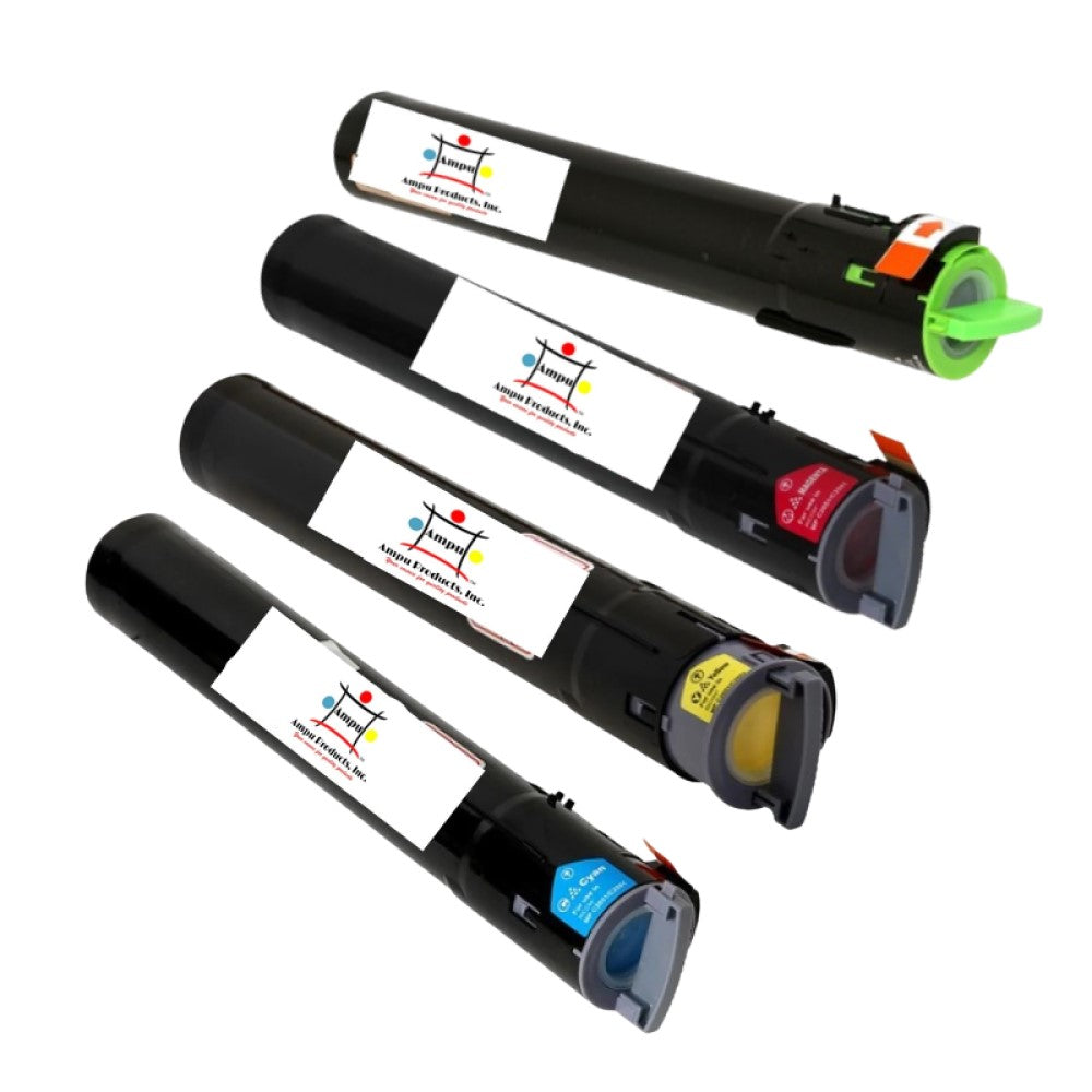 Compatible Toner Cartridge Replacement For Lanier 841586, 841501, 841502, 841503 (Black, Cyan, Magenta, Yellow) 9.5K YLD (4-Pack)