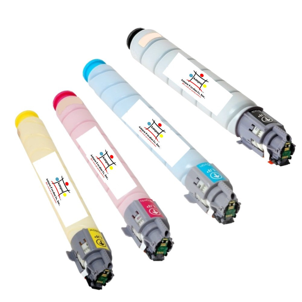 Compatible Toner Cartridge Replacement For Lanier 841593, 841592, 841591, 841621 (Black, Yellow, Magenta, Cyan) 4K YLD (4-Pack)