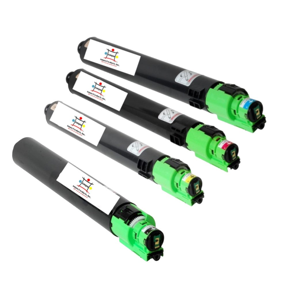 Compatible Toner Cartridge Replacement For Lanier 841735, 841736, 841737, 841738 (Black, Yellow, Magenta, Cyan) 28K YLD (4-Pack)