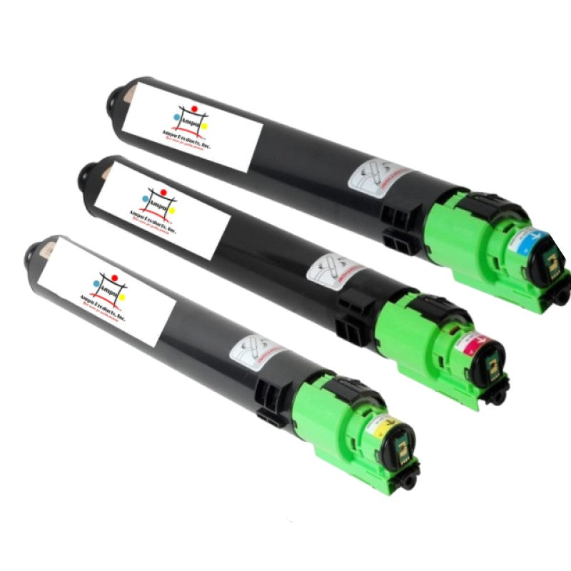 Compatible Toner Cartridge Replacement For Lanier 841736, 841737, 841738 (Yellow, Magenta, Cyan) 18K YLD (3-Pack)