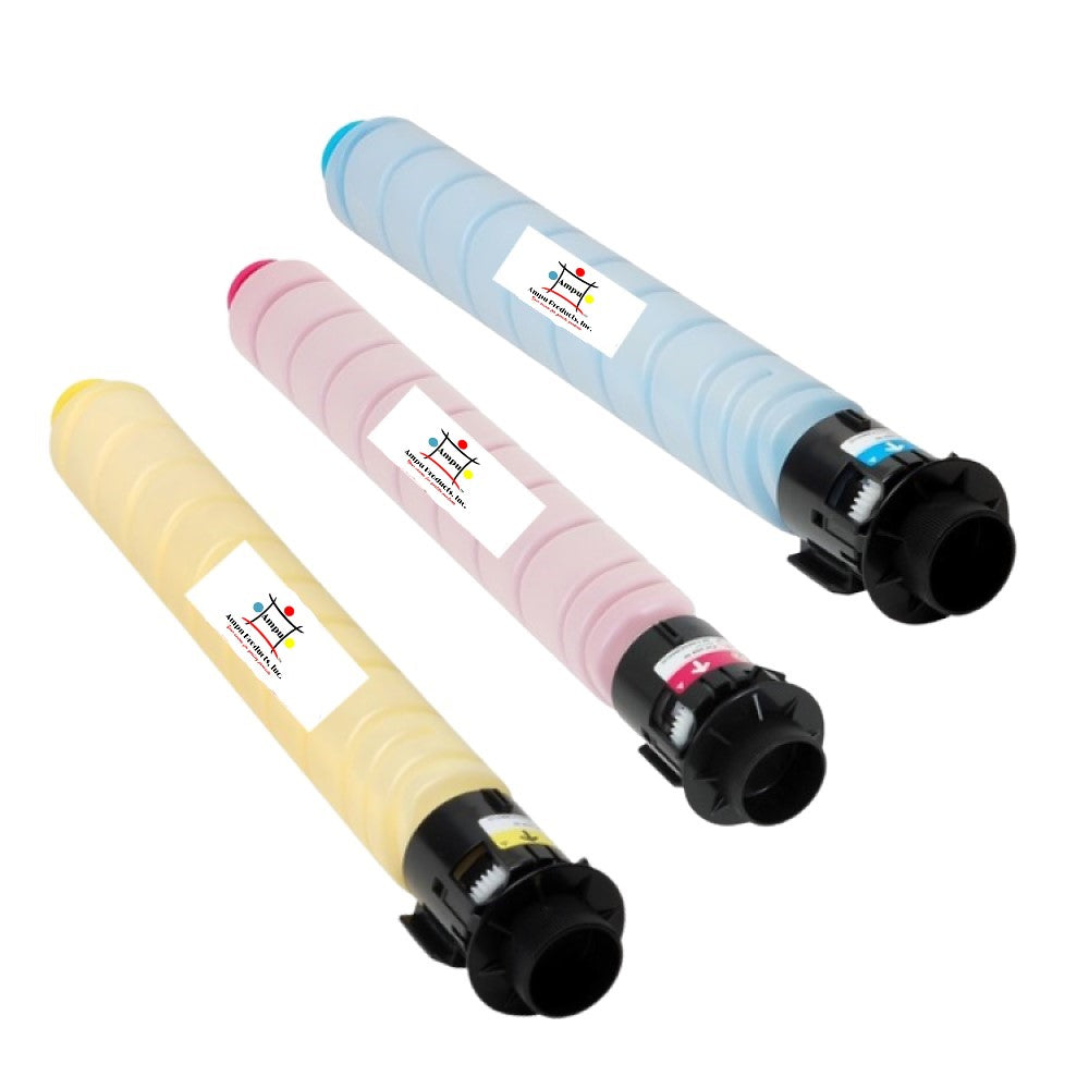 Compatible Toner Cartridge Replacement For RICOH 841814, 841815, 841816 (Cyan, Magenta, Yellow ) 18K YLD (3-Pack)