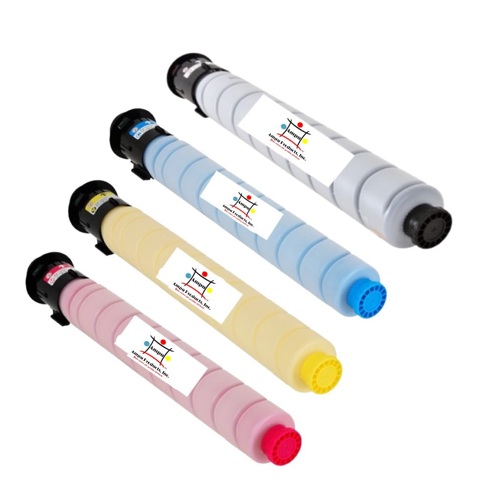 Compatible Toner Cartridge Replacement For Lanier 841918, 841921, 841920, 841919 (Black, Cyan, Magenta, Yellow) 15K YLD-Black, 9.5K YLD-Color (4-Pack)
