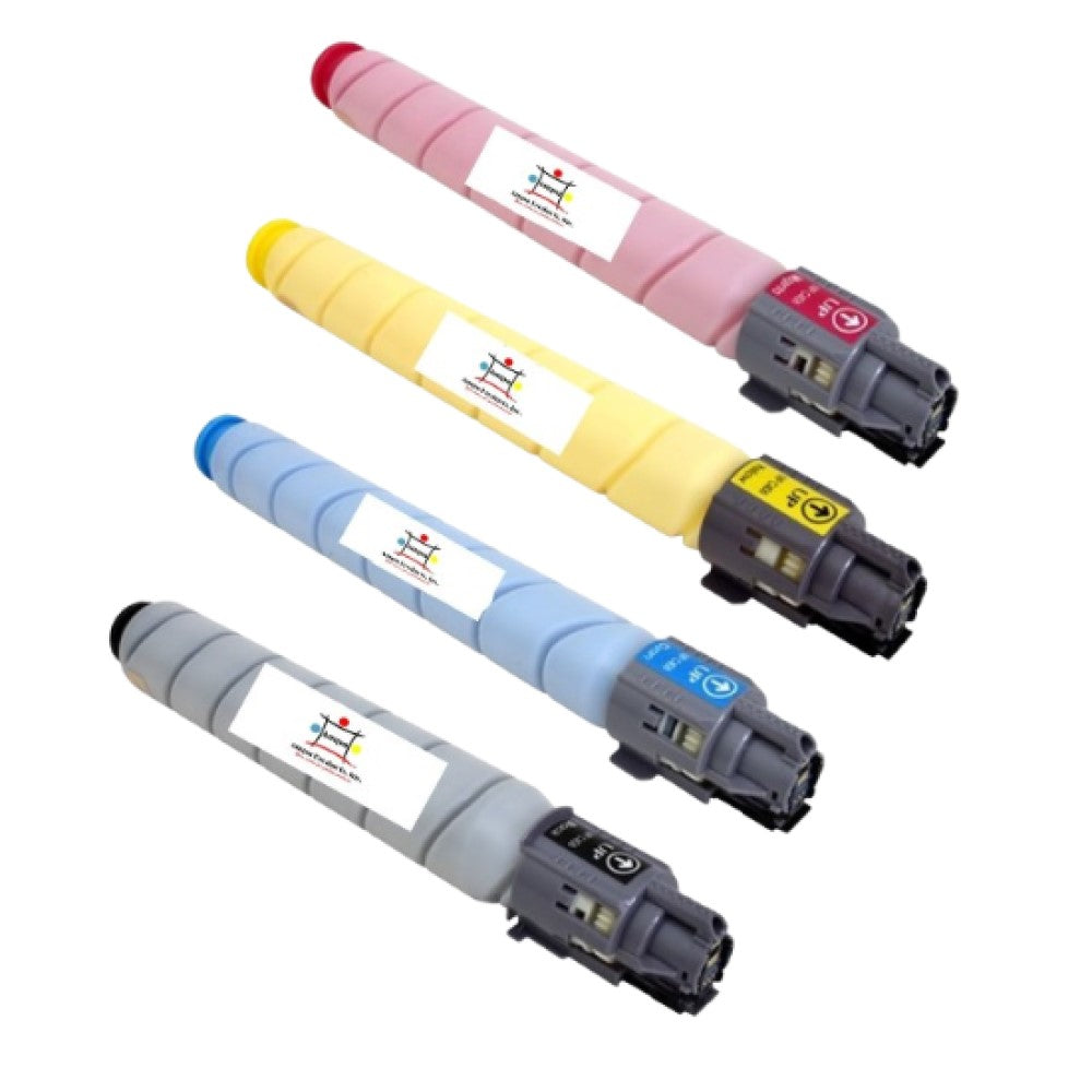 Compatible Toner Cartridge Replacement For Lanier 842091, 842092, 842093, 842094 (Black, Cyan, Magenta, Yellow) 17K YLD- Black, 6K YLD-Color (4-Pack)