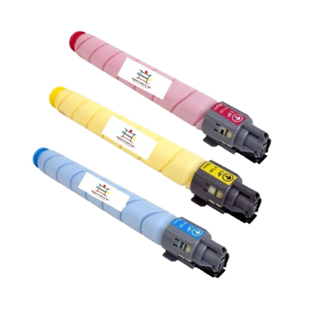 Compatible Toner Cartridge Replacement For Lanier 842092, 842093, 842094 (Cyan, Magenta, Yellow) 6K YLD (3-Pack)