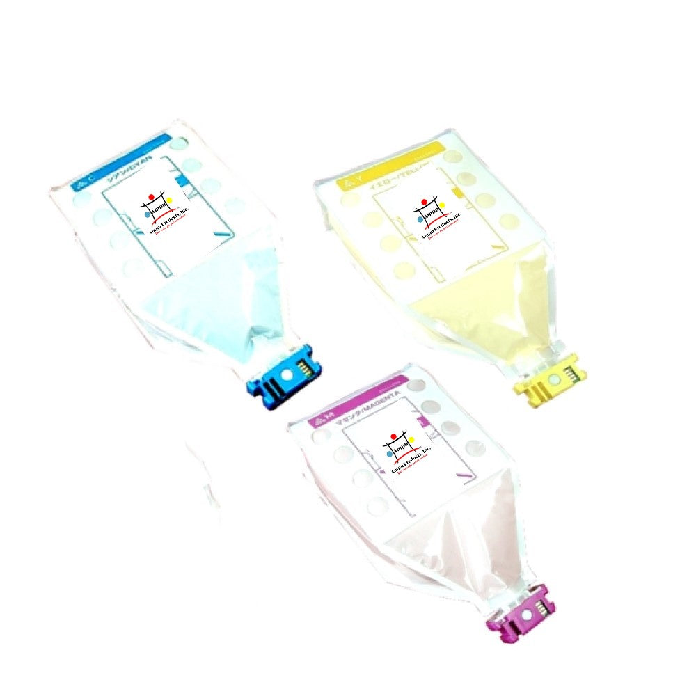 Compatible Toner Cartridge Replacement For Lanier 888371, 888370, 888369 (Cyan, Magenta, Yellow) 17K YLD (3-Pack)