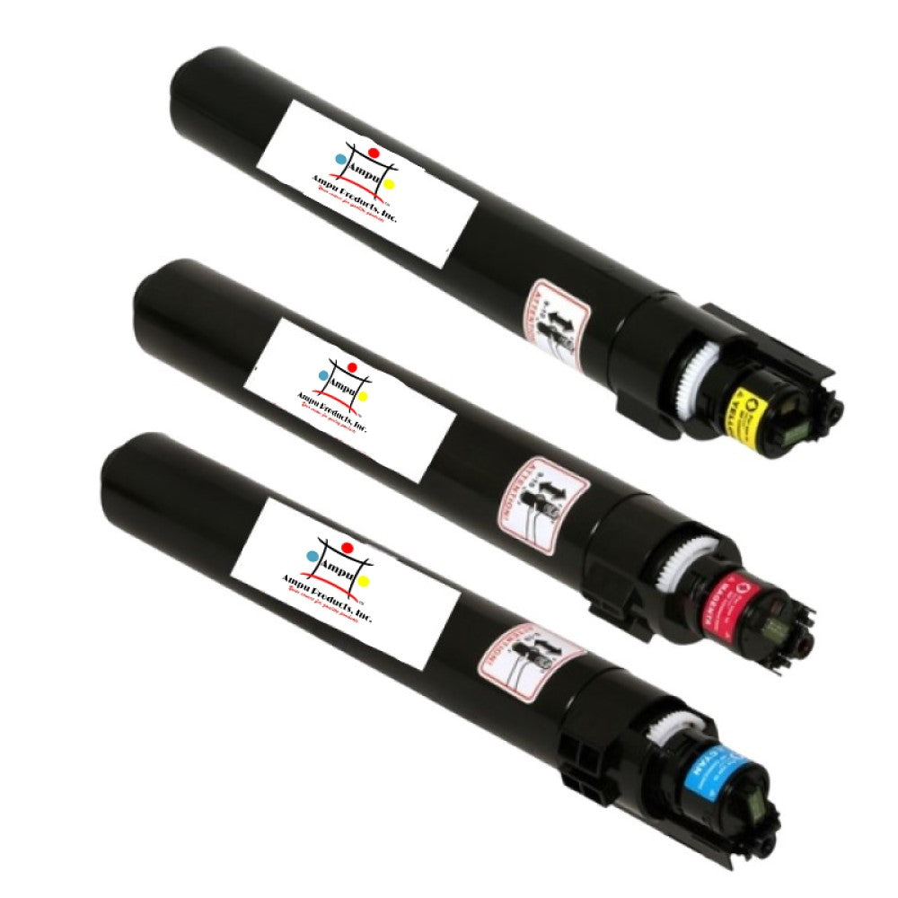 Compatible Toner Cartridge Replacement For Lanier 888637, 888638, 888639 (Cyan, Yellow, Magenta) 15K YLD (3-Pack)