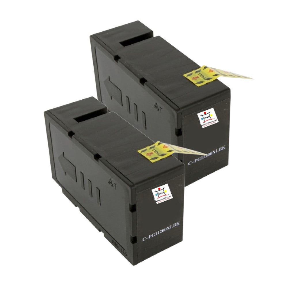 Compatible Ink Cartridge Replacement For CANON 9183B001 (PGI-1200XL) Black (1.2K YLD) 2-Pack