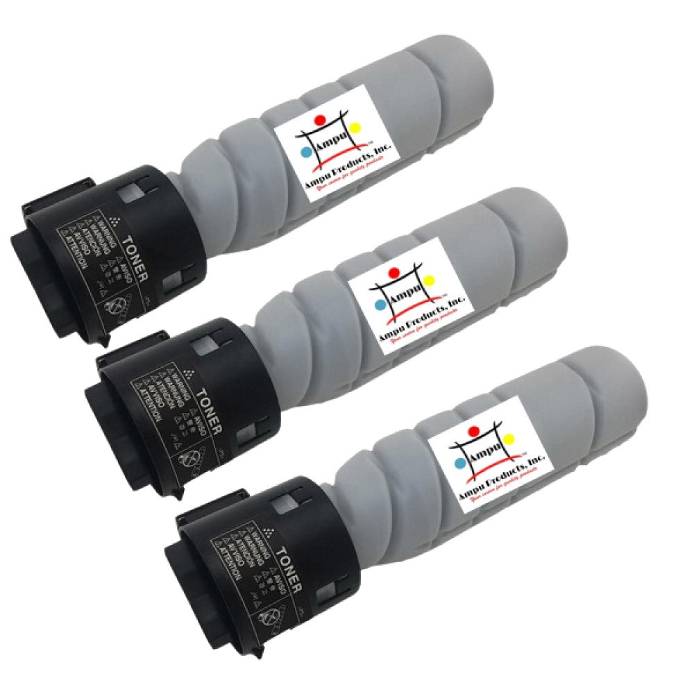 Compatible Toner Cartridge Replacement For Konica Minolta A1UC050 (A1UC080, TN116K) Black (5K YLD) 3-Pack