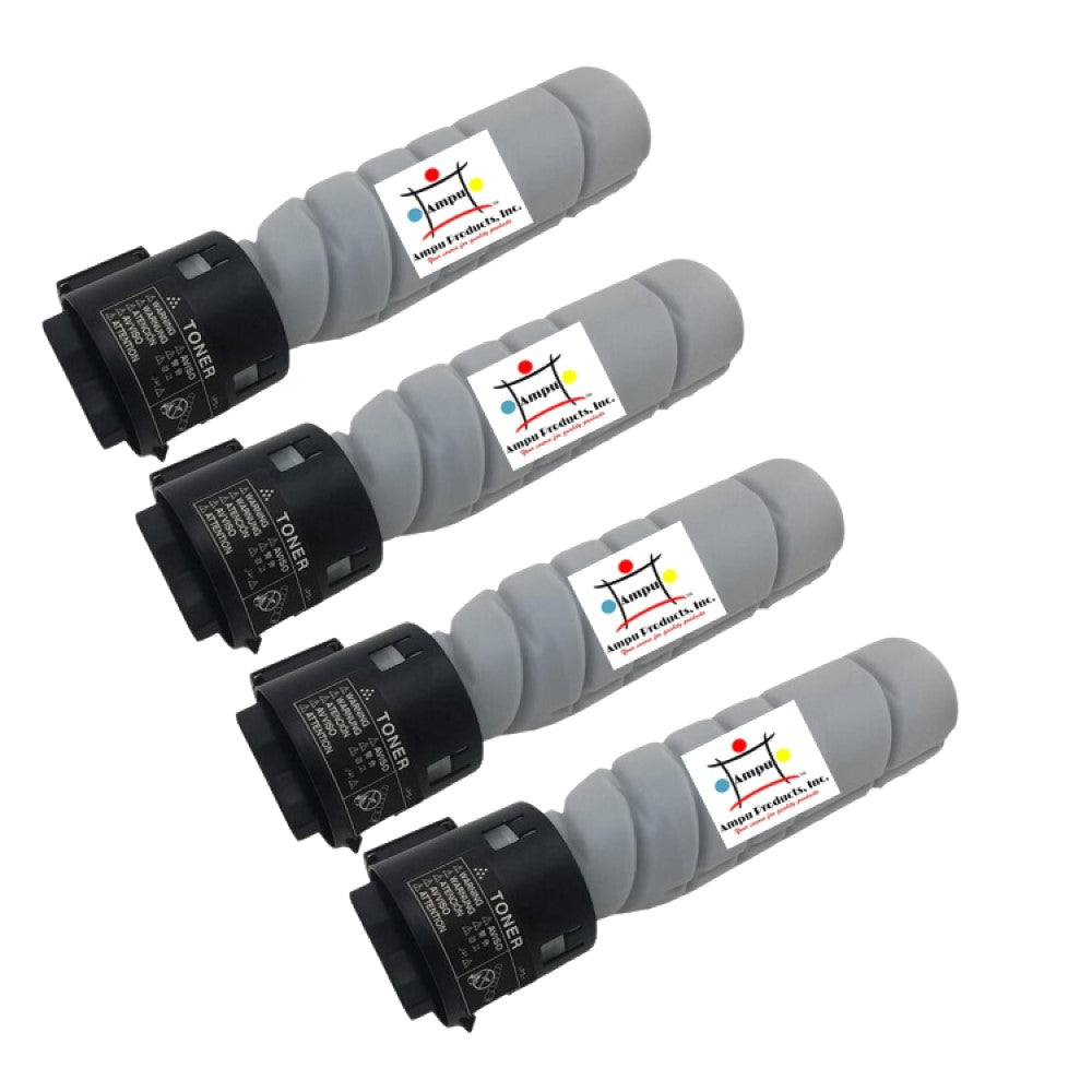 Compatible Toner Cartridge Replacement For Konica Minolta A1UC050 (A1UC080, TN116K) Black (5K YLD) 4-Pack