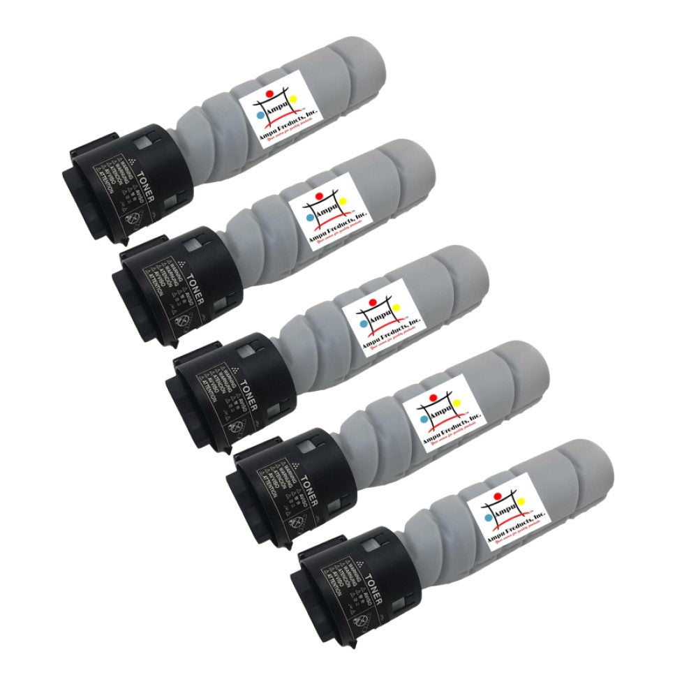 Compatible Toner Cartridge Replacement For Konica Minolta A1UC050 (A1UC080, TN116K) Black (5K YLD) 5-Pack