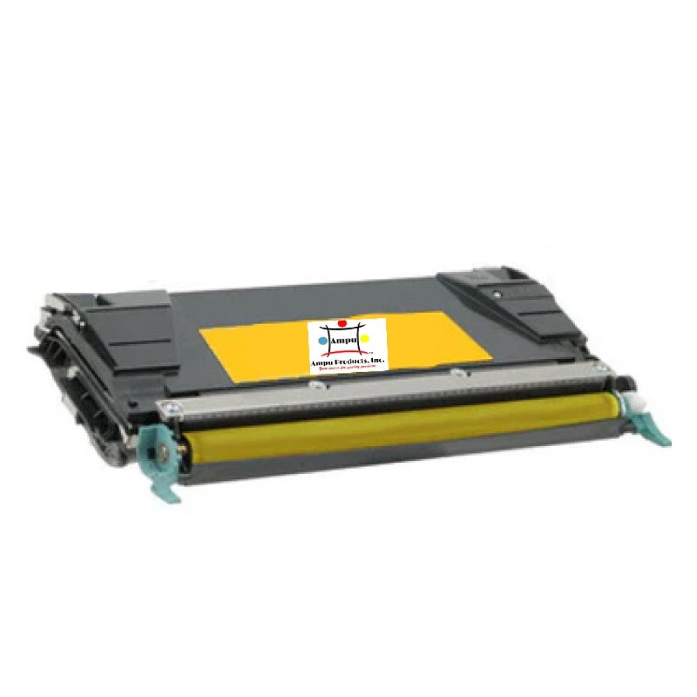 Compatible Toner Cartridge Replacement For LEXMARK C5242YH (High Yield Yellow) 5K YLD