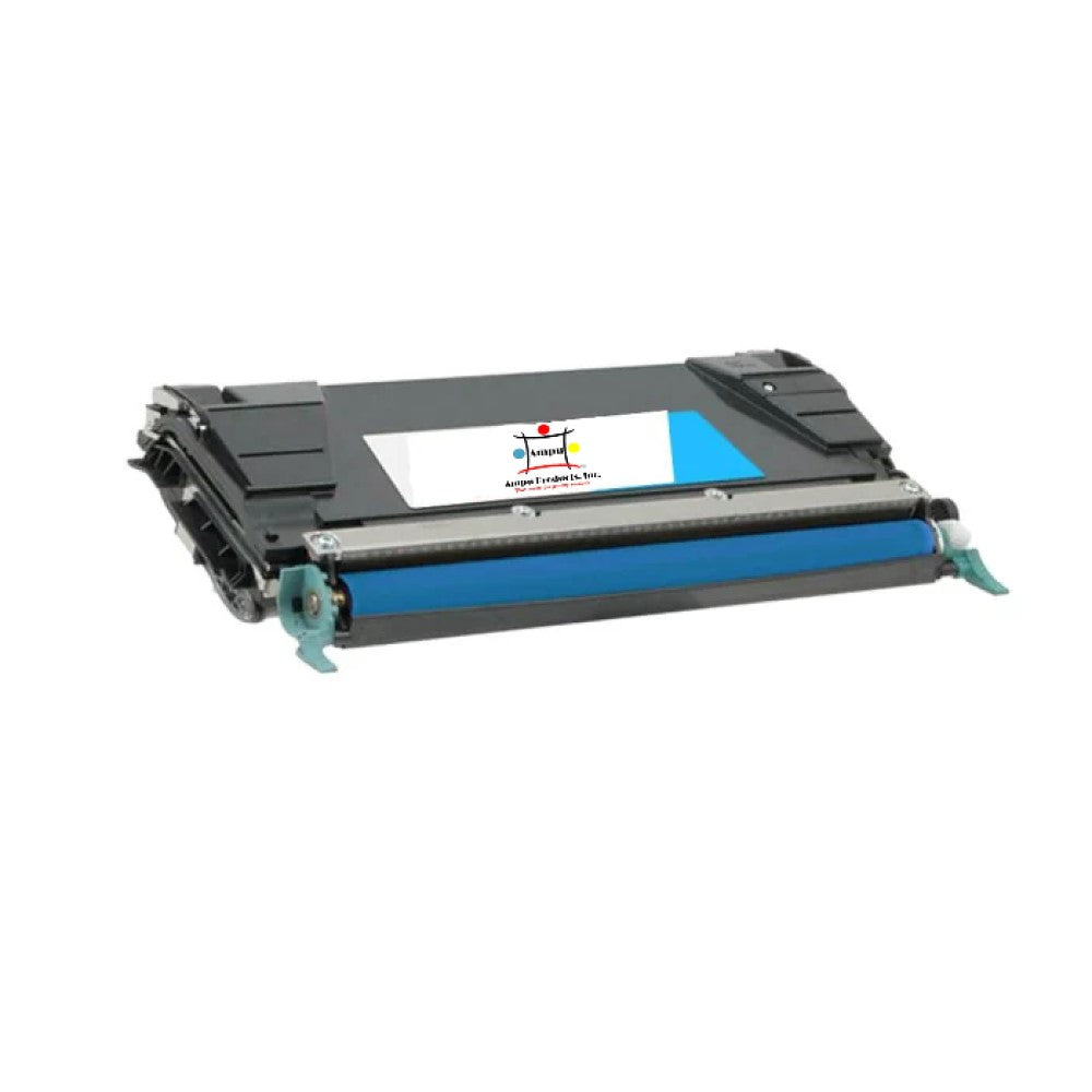 Compatible Toner Cartridge Replacement For Lexmark C746H2CG (High Yield Cyan) 7.3K YLD