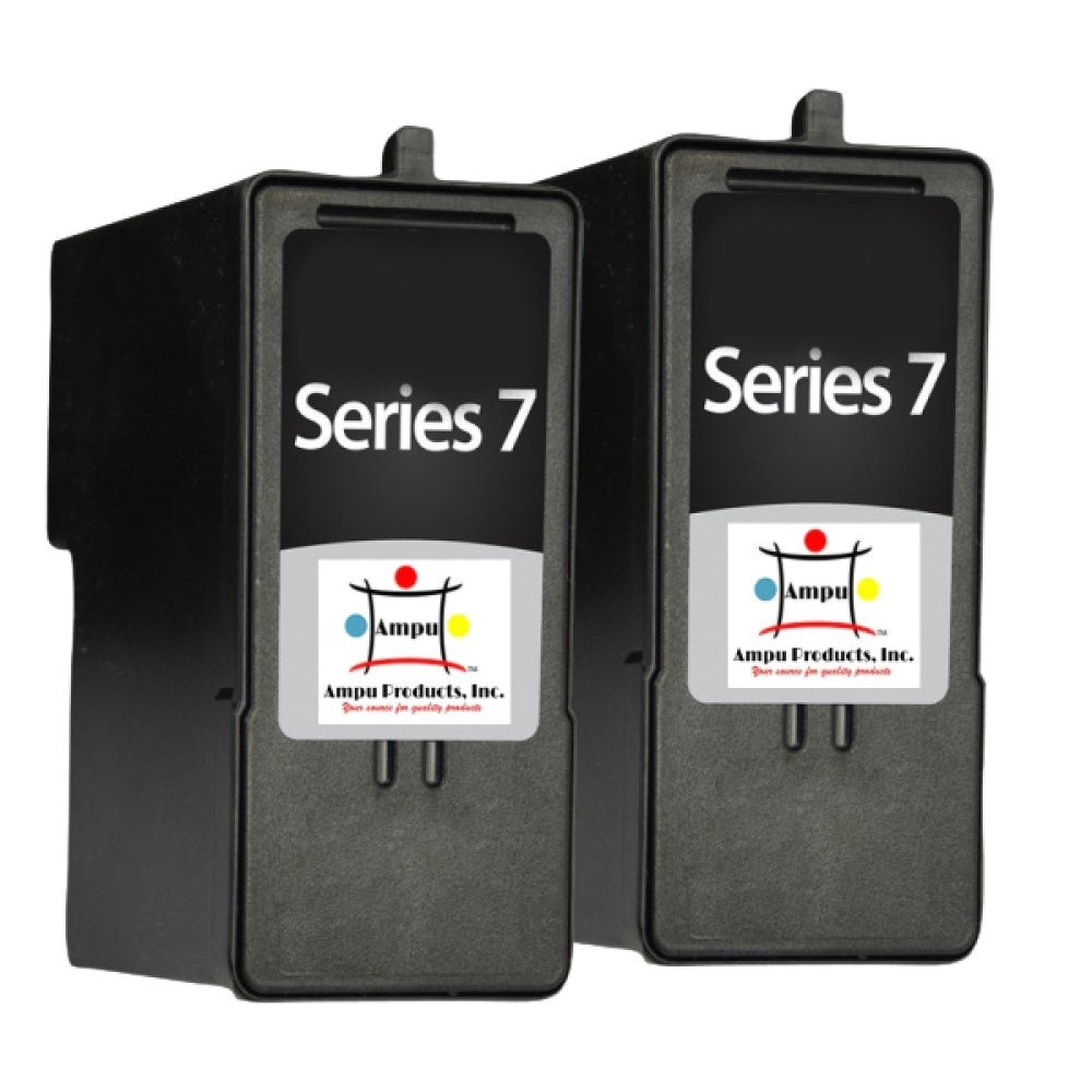 Compatible Ink Cartridge Replacement For DELL DH828/CH883 (Black) 285 Pages (2-Pack)