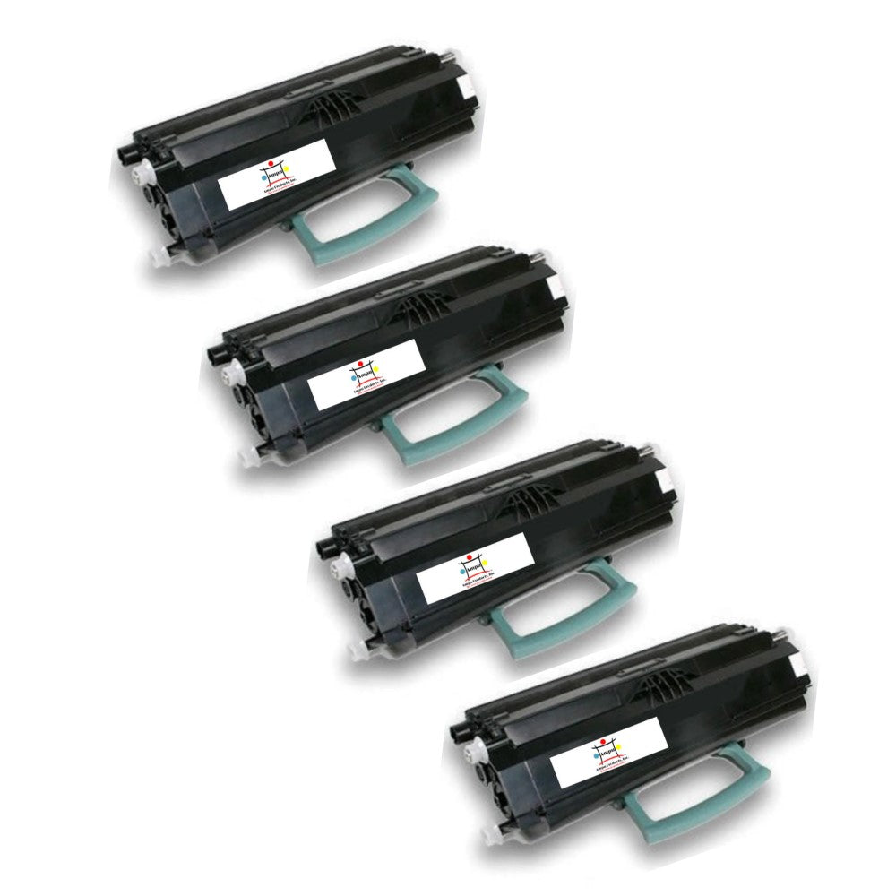 Compatible Toner Cartridge Replacement For LEXMARK E250A21A (Black) 3.5K YLD (4-Pack)