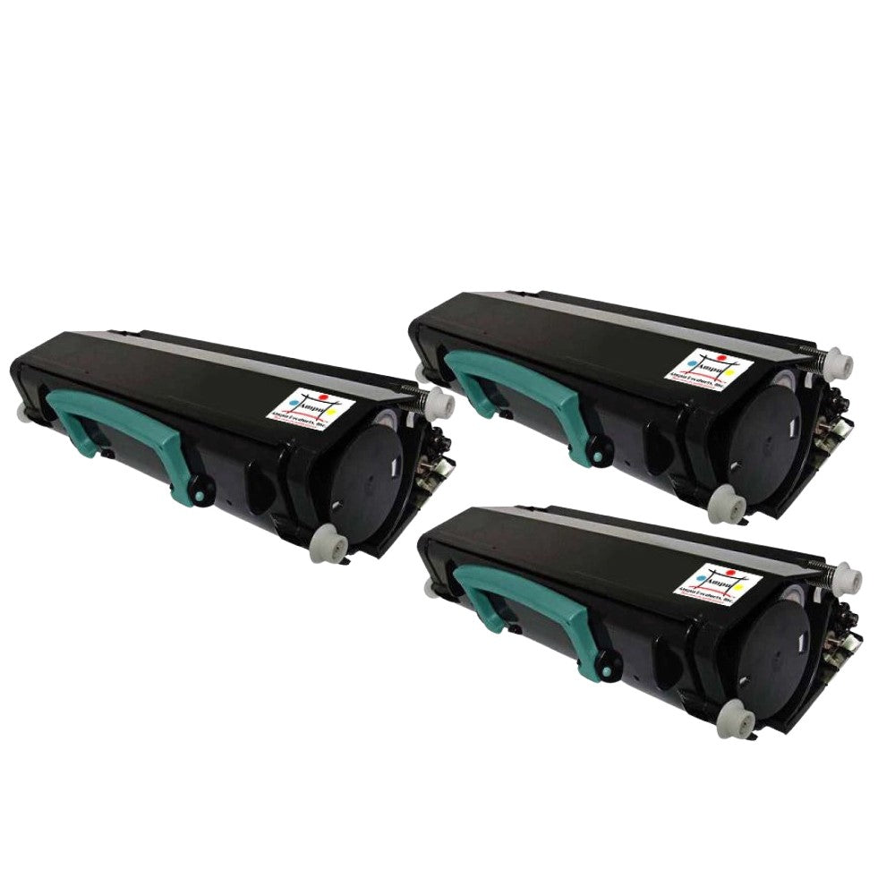 Compatible Toner Cartridge Replacement For Lexmark E260A21A (Black) 3.5K YLD (3-Pack)