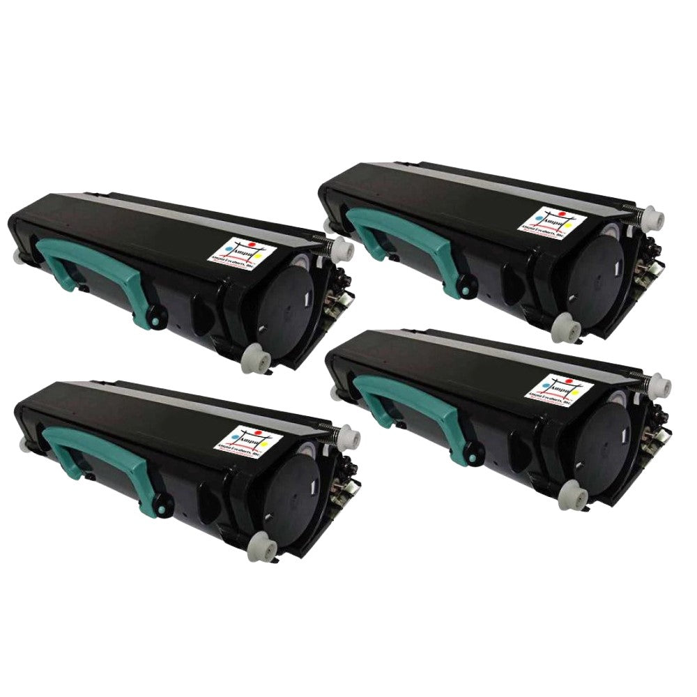 Compatible Toner Cartridge Replacement For Lexmark E260A21A (Black) 3.5K YLD (4-Pack)