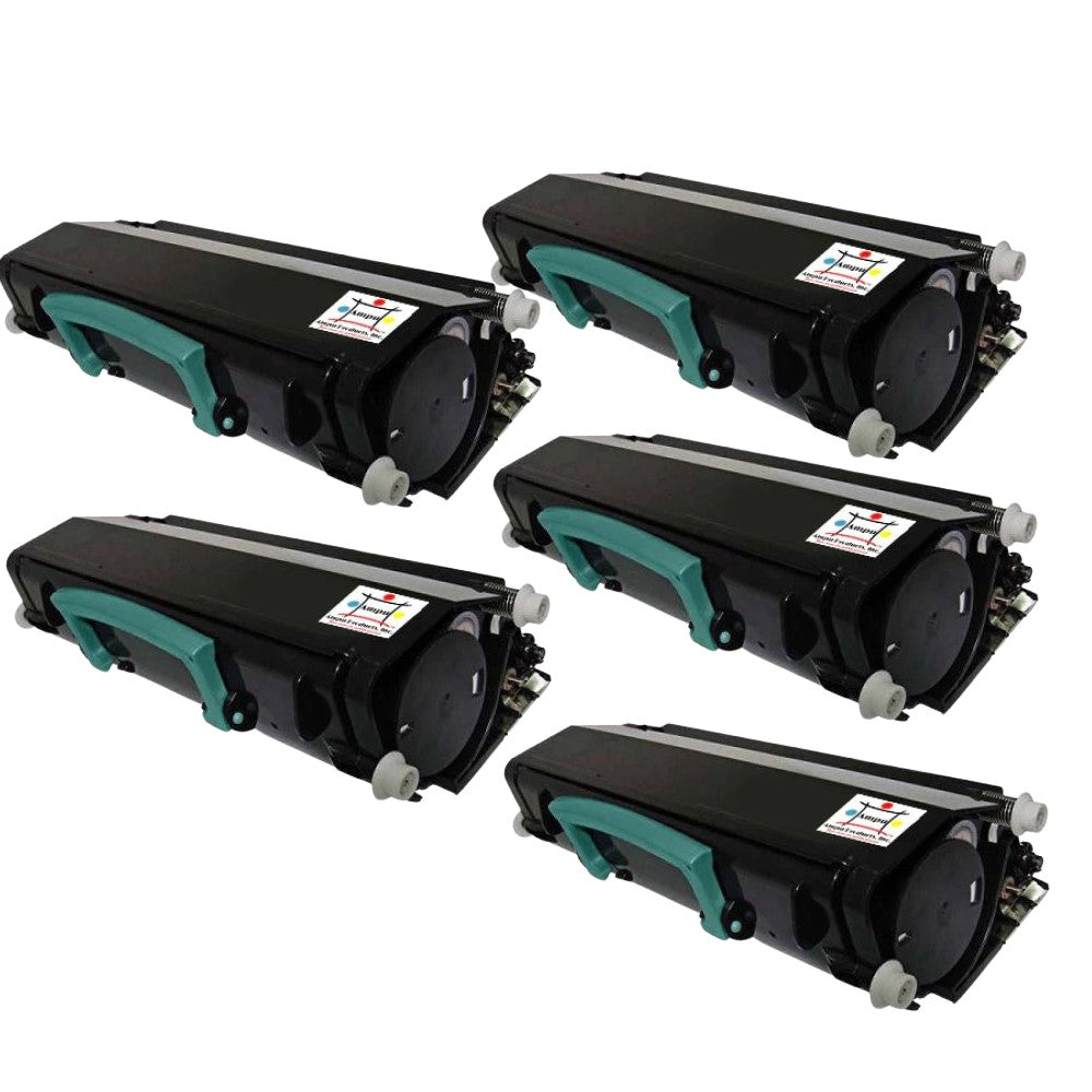 Compatible Toner Cartridge Replacement For Lexmark E260A21A (Black) 3.5K YLD (5-Pack)