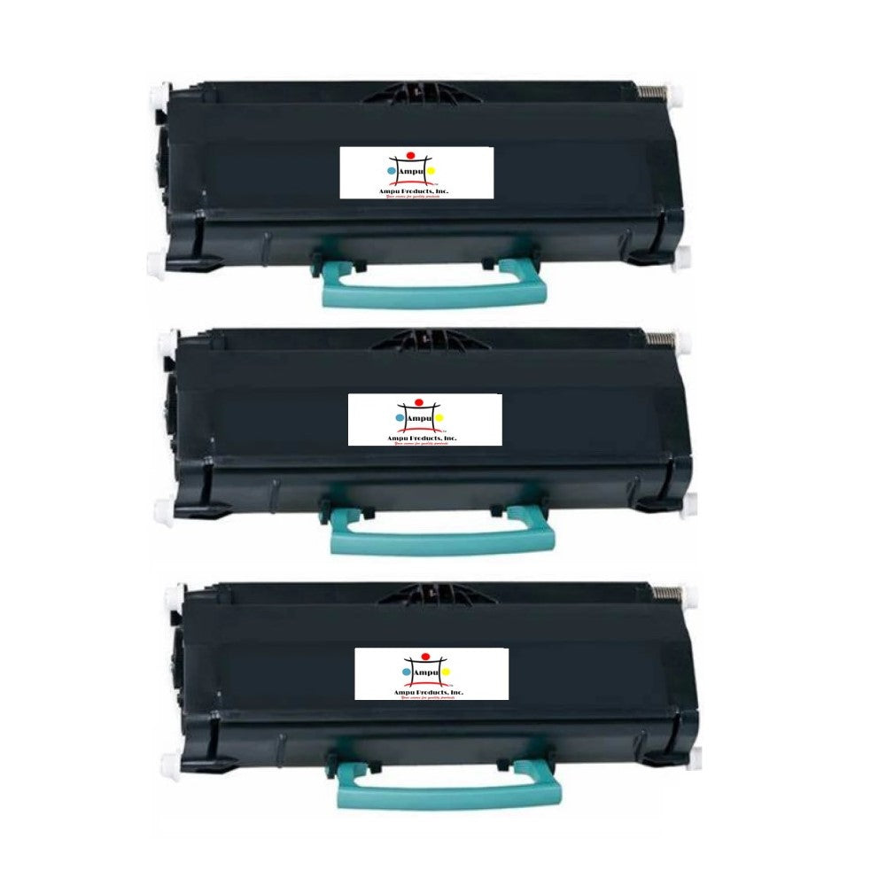 Compatible Toner Cartridge Replacement For LEXMARK E360H21A (High Yield Black) 9K YLD (3-Pack)